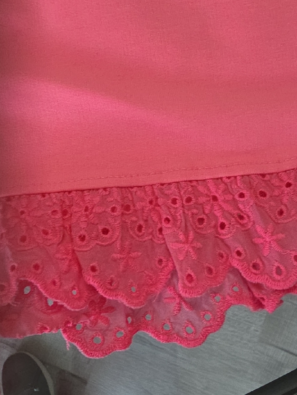 Lilly Pulitzer NWT Pink Ruffle Eyelet Shorts - Picture 5 of 9